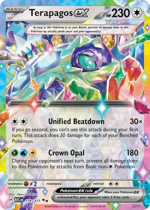 Terapagos ex, Ascended Heroes 179/217