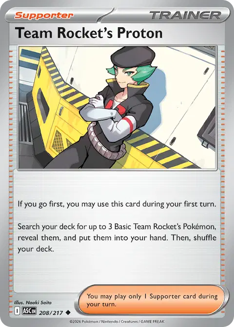 Team Rocket's Proton, Ascended Heroes 208/217