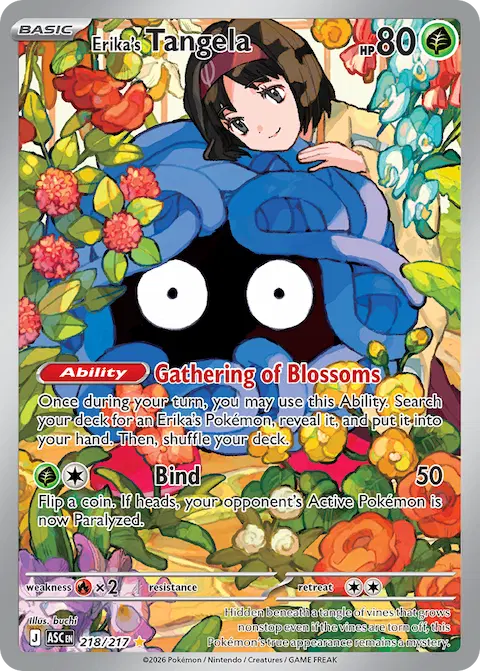 Erika's Tangela, Ascended Heroes 218/217