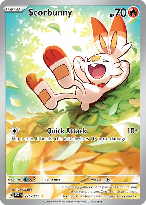 Scorbunny, Ascended Heroes 225/217