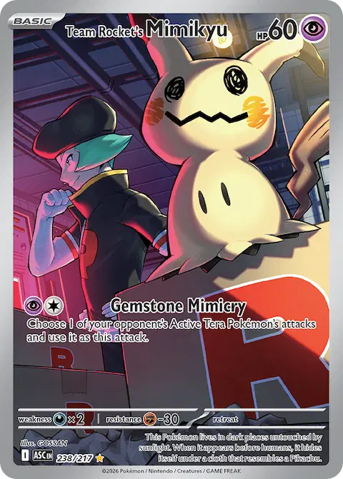 Team Rocket's Mimikyu, Ascended Heroes 238/217