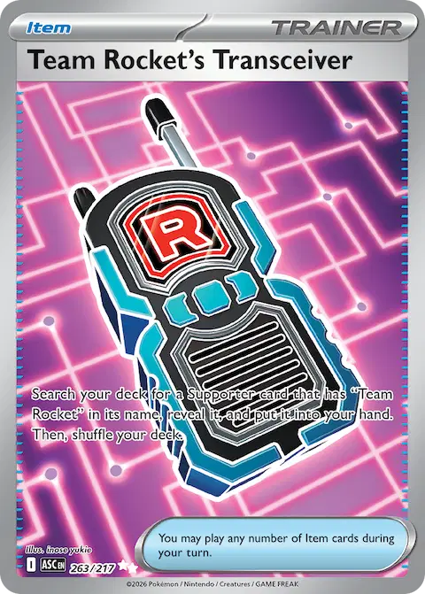 Team Rocket's Transceiver, Ascended Heroes 263/217