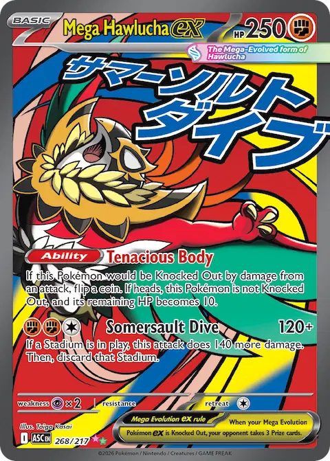 Mega Hawlucha ex, Ascended Heroes 268/217