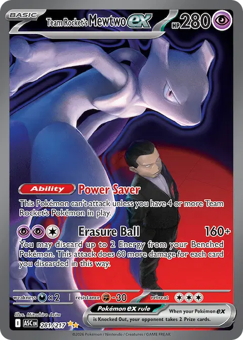 Team Rocket's Mewtwo ex, Ascended Heroes 281/217