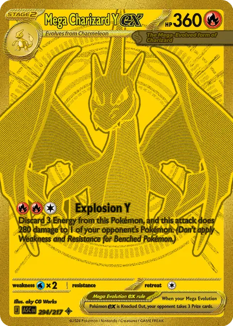 Mega Charizard Y ex, Ascended Heroes 294/217