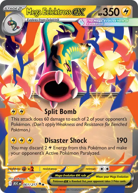 Mega Eelektross ex, Ascended Heroes 061/217