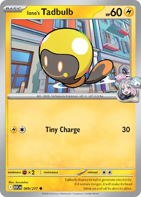 Iono's Tadbulb, Ascended Heroes 069/217