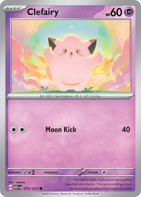 Clefairy, Ascended Heroes 074/217