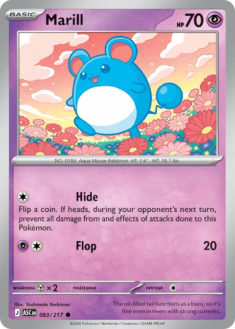 Marill, Ascended Heroes 083/217
