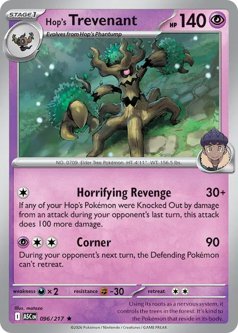 Hop's Trevenant, Ascended Heroes 096/217