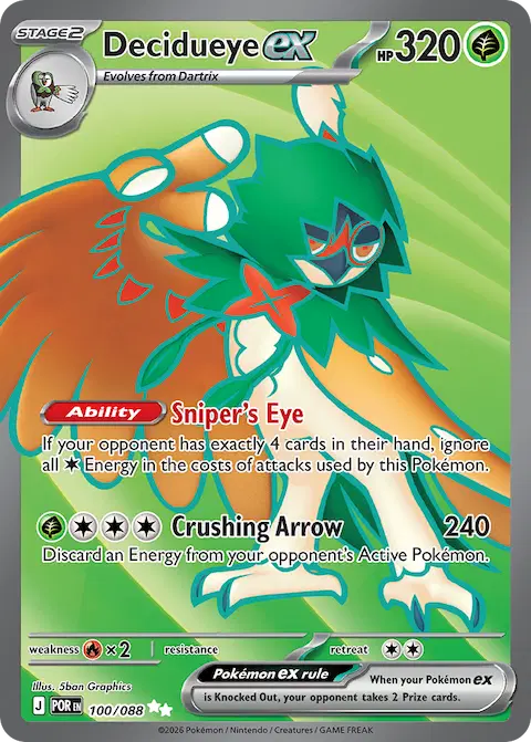 Decidueye ex, Perfect Order 100/088