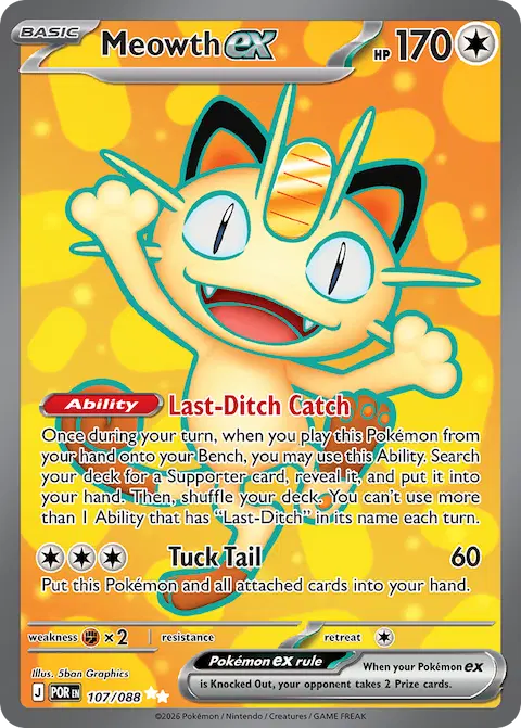 Meowth ex, Perfect Order 107/088