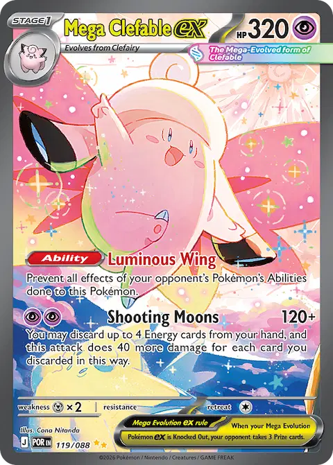 Mega Clefable ex, Perfect Order 119/088