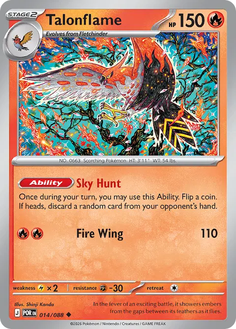 Talonflame, Perfect Order 014/088