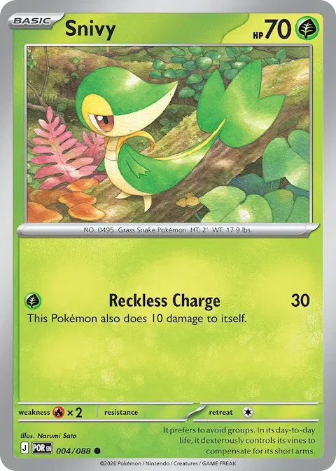 Snivy, Perfect Order 004/088