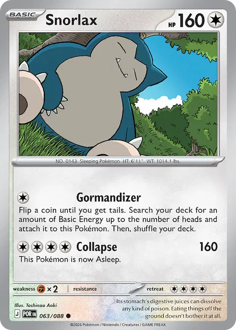 Snorlax, Perfect Order 063/088