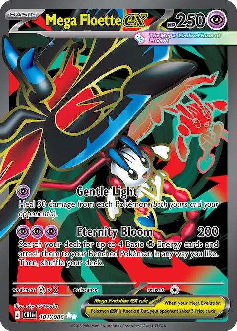 Mega Floette ex, Chaos Rising 101/086