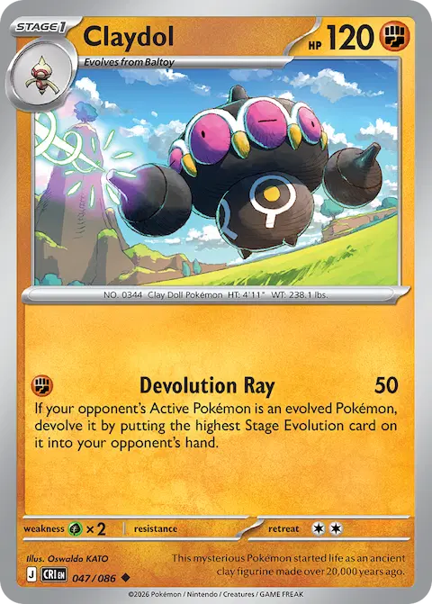 Claydol, Chaos Rising 047/086