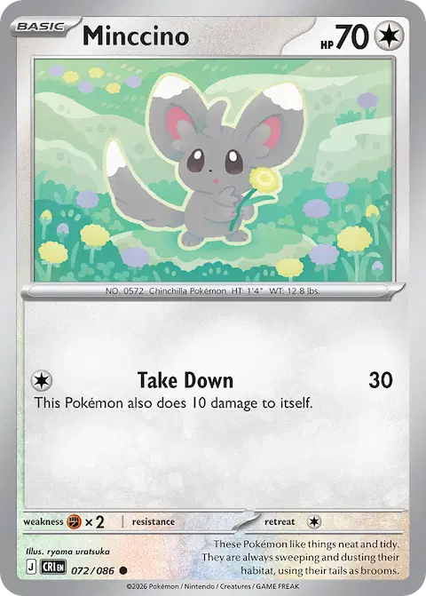 Minccino, Chaos Rising 072/086
