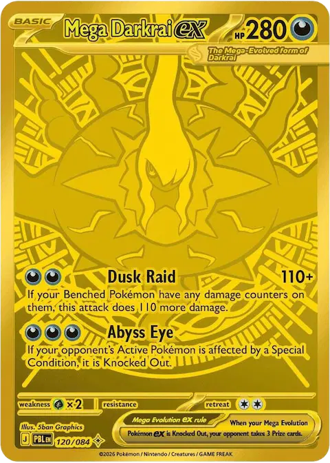 Mega Darkrai ex, Pitch Black 120/084