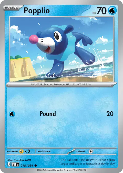 Popplio, Pitch Black 018/084