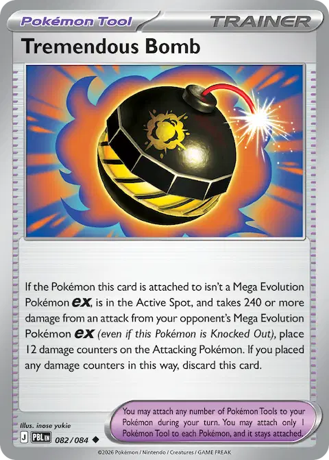 Tremendous Bomb, Pitch Black 082/084