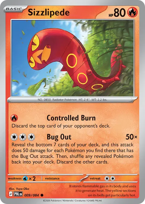 Sizzlipede, Pitch Black 009/084