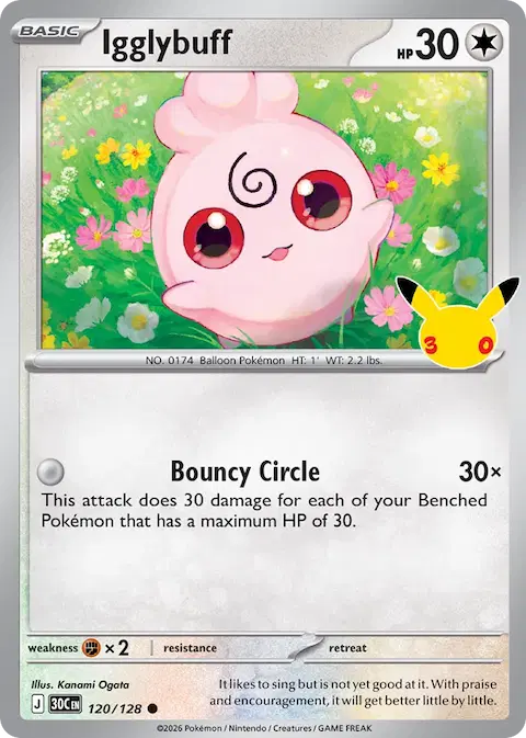 Igglybuff, 30th Celebration 120/128