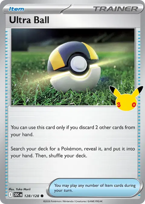 Ultra Ball, 30th Celebration 128/128
