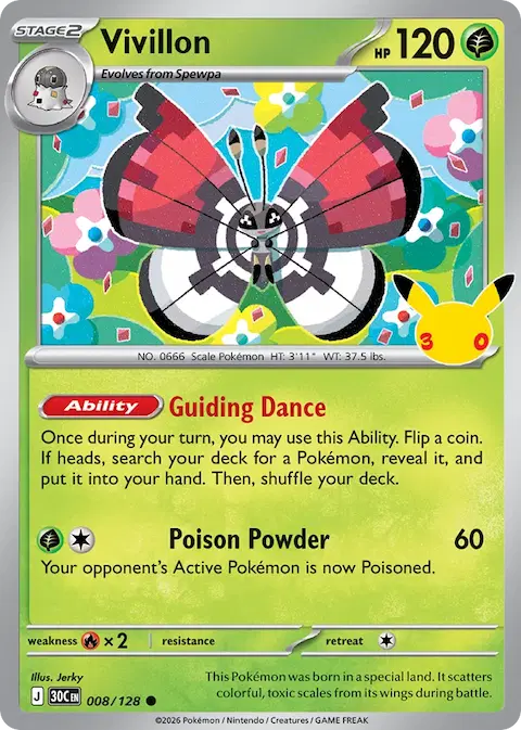 Vivillon, 30th Celebration 008/128