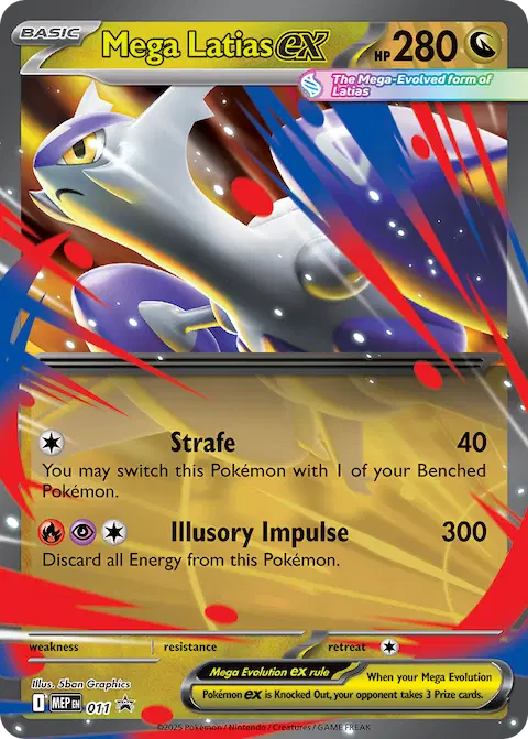 Mega Latias ex, MEP Black Star Promos 011/000