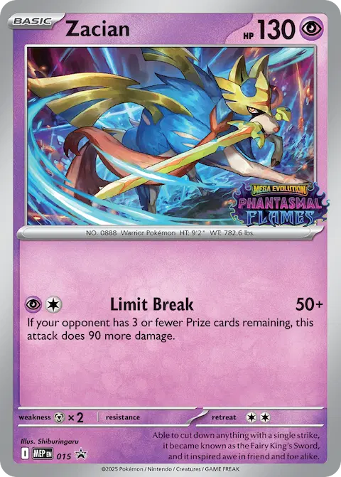 Zacian, MEP Black Star Promos 015/000