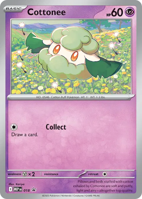 Cottonee, MEP Black Star Promos 018/000