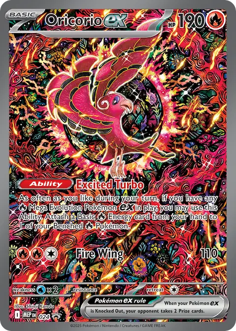 Oricorio ex, MEP Black Star Promos 024/000