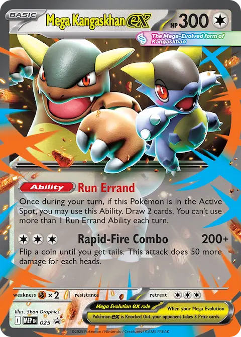 Mega Kangaskhan ex, MEP Black Star Promos 025/000