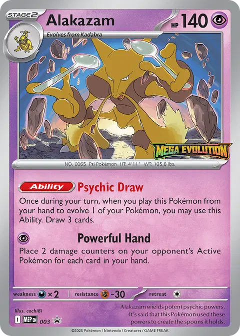Alakazam, MEP Black Star Promos 003/000