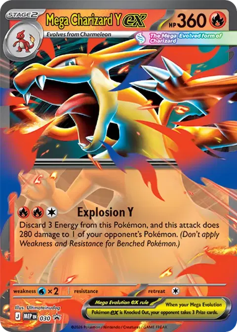 Mega Charizard Y ex, MEP Black Star Promos 030/000