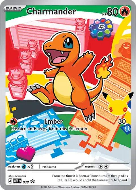 Charmander, MEP Black Star Promos 038/000