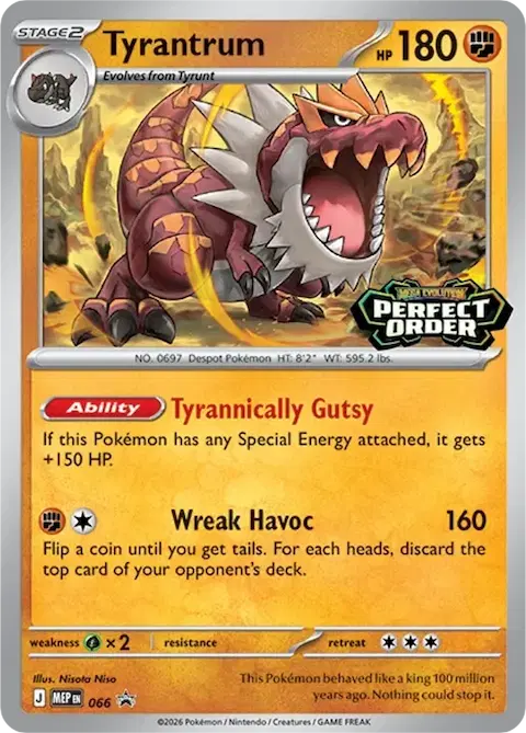 Tyrantrum, MEP Black Star Promos 066/000