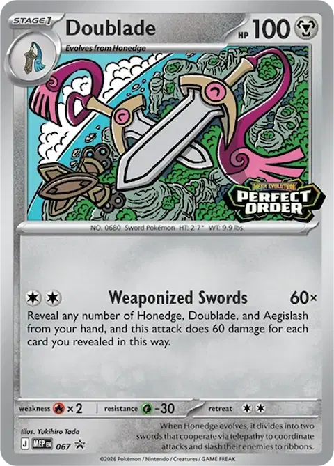 Doublade, MEP Black Star Promos 067/000