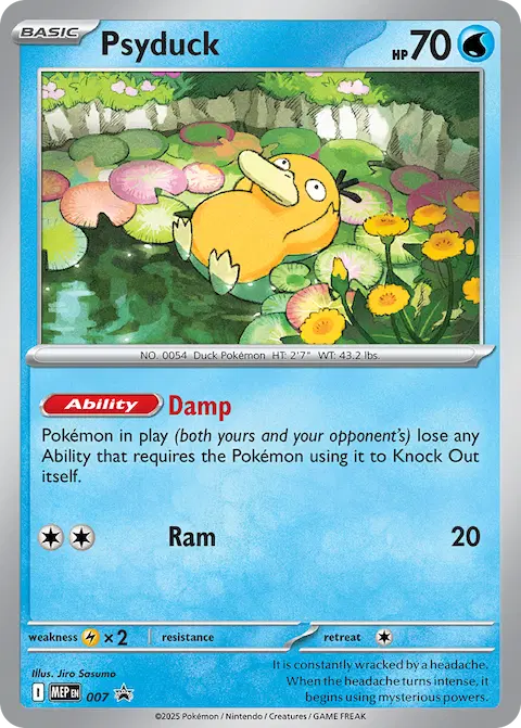 Psyduck, MEP Black Star Promos 007/000