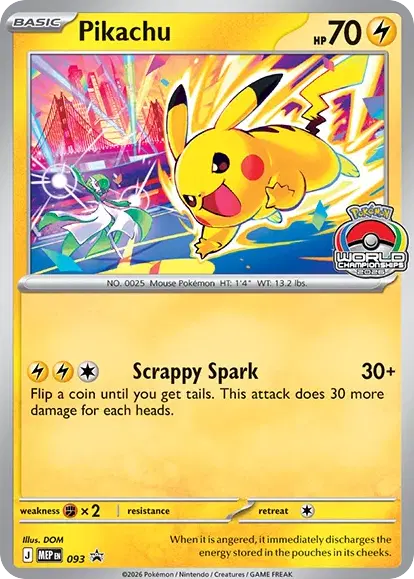 Pikachu, MEP Black Star Promos 093/000