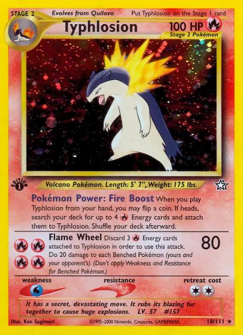 Typhlosion, Neo Genesis 18/111