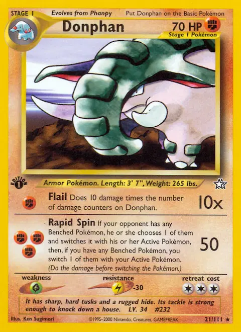 Donphan, Neo Genesis 21/111