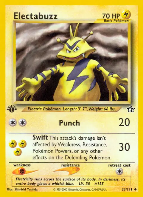 Electabuzz, Neo Genesis 33/111