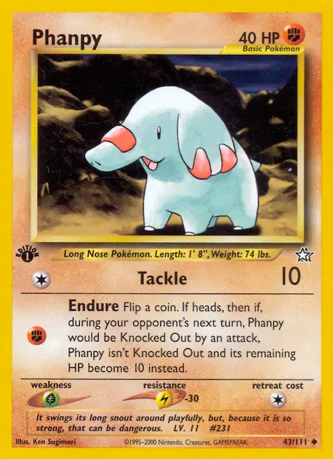 Phanpy, Neo Genesis 43/111