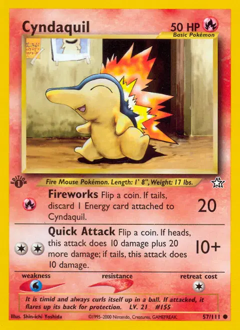 Cyndaquil, Neo Genesis 57/111