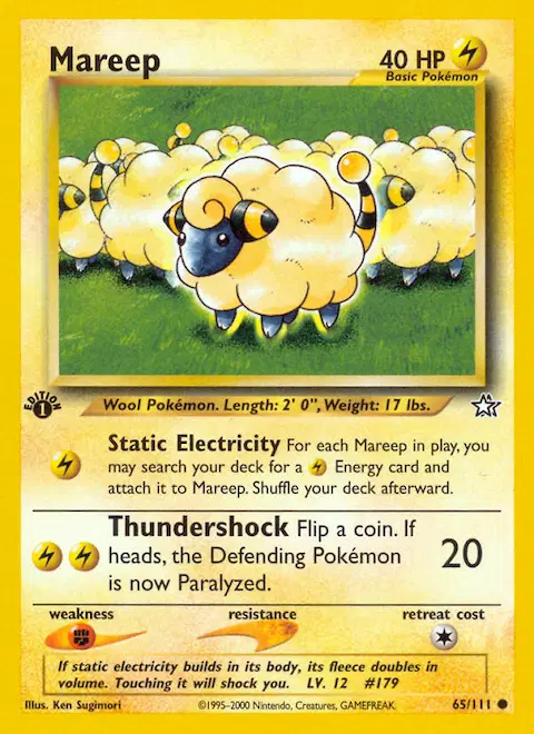 Mareep, Neo Genesis 65/111