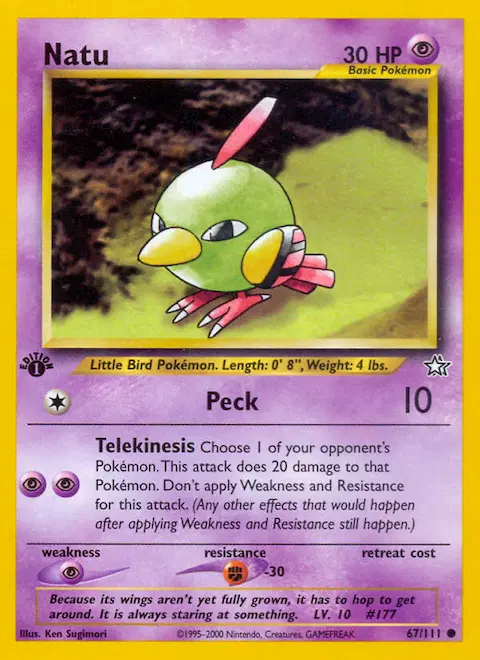 Natu, Neo Genesis 67/111