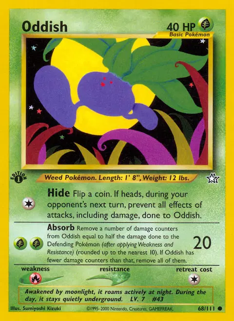 Oddish, Neo Genesis 68/111